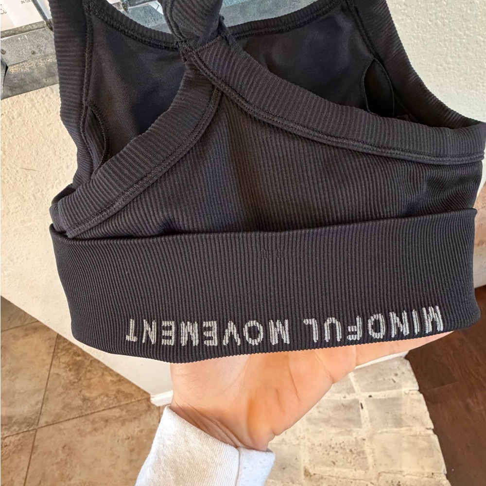 Alo Ribbed Favorite Bra Tank - Picture 2 of 3